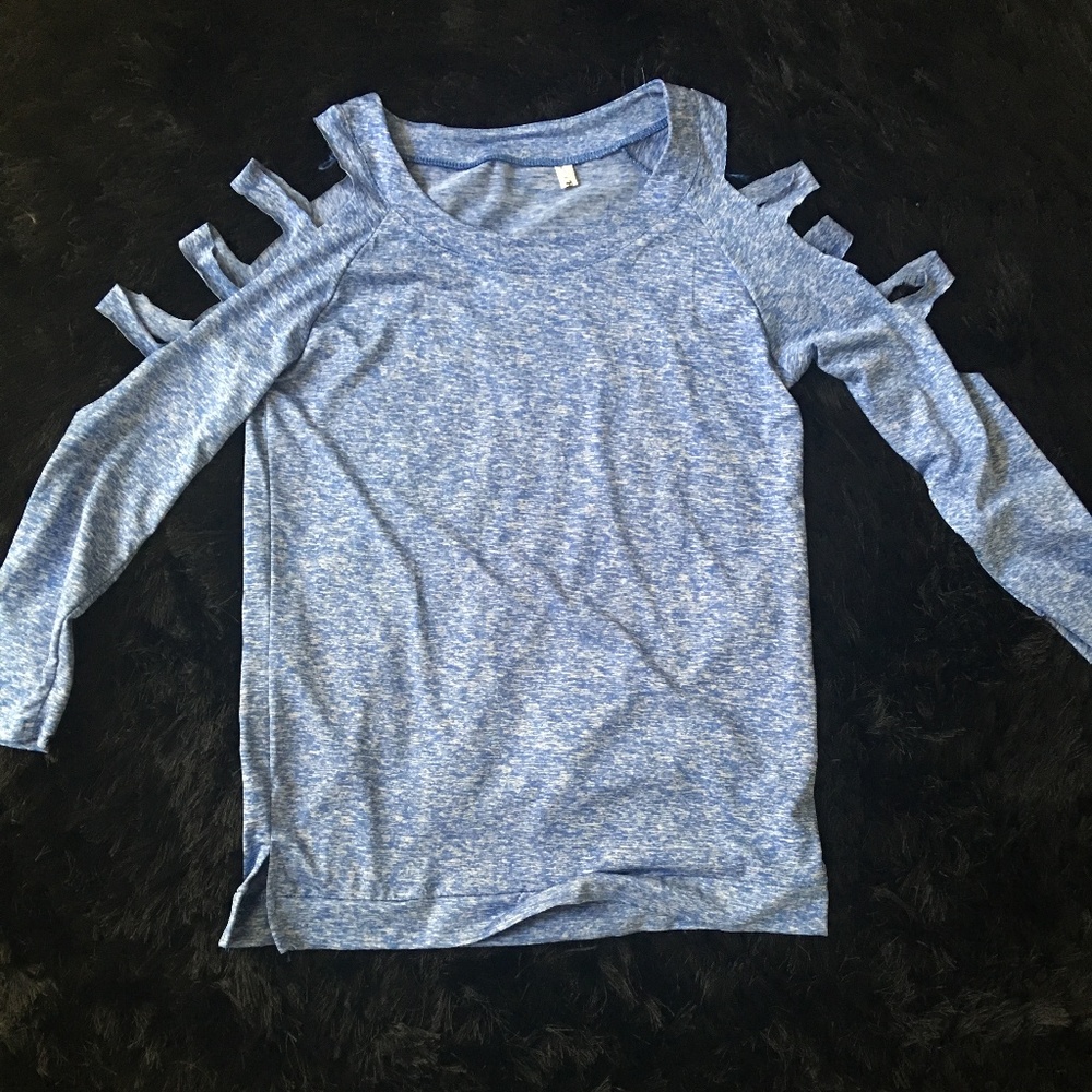 Gui Hua Jia Open Shoulder Shirt XL